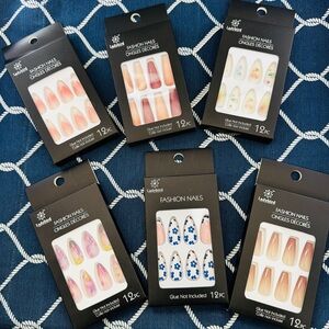 Fashion Press-On Nails Set - Multiple Designs Collection